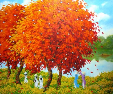 The Summer DNS3 Vietnamese Asian Oil Paintings